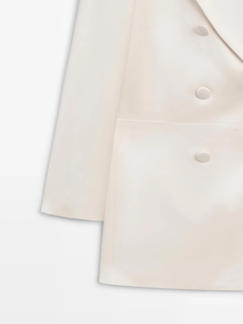 Пиджак из атласа с пуговицами - studio