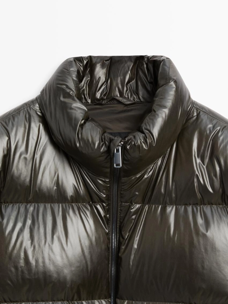 Пуховик с наполнителем из смеси пуха и пера