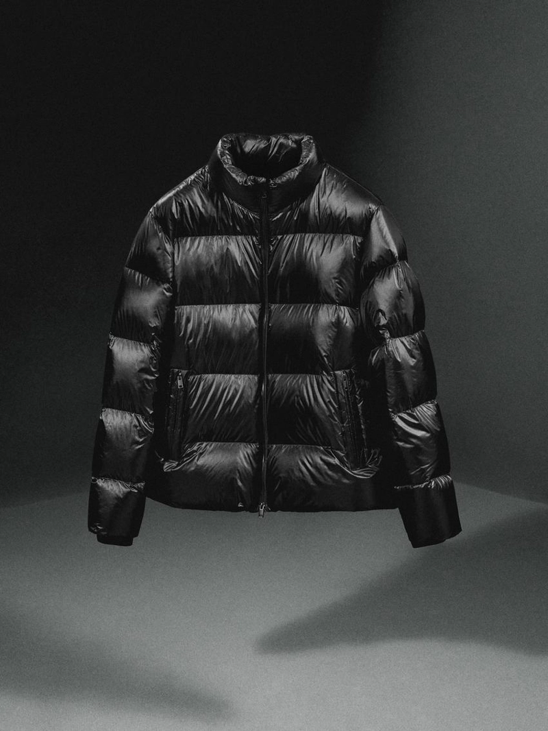 Пуховик с наполнителем из смеси пуха и пера