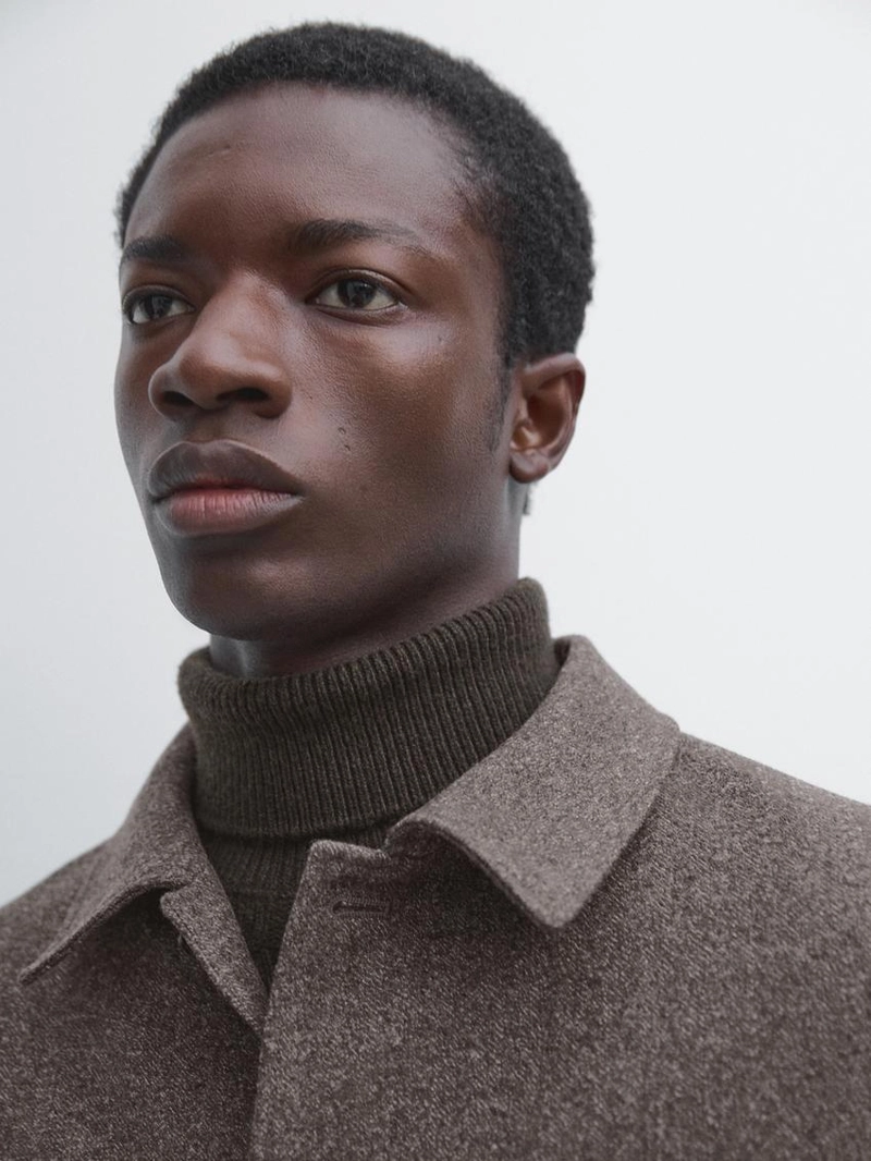 Кардиган из шерстяной смеси в двубортном исполнении