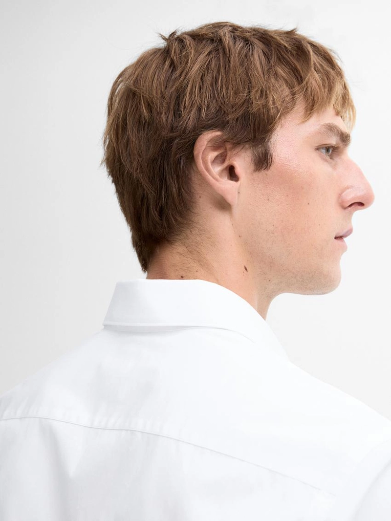 Рубашка из поплина в стиле slim fit из 100% хлопка