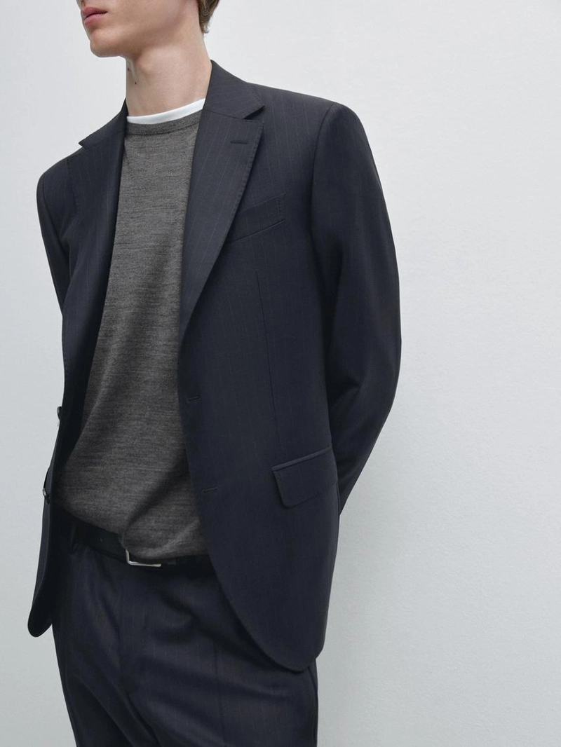 Пиджак из 100% шерсти для костюма