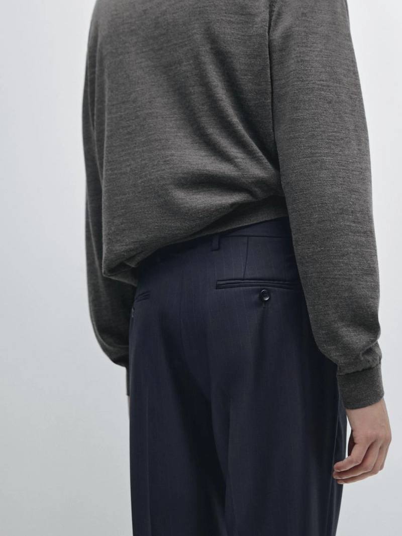 Брюки для костюма из 100% шерсти