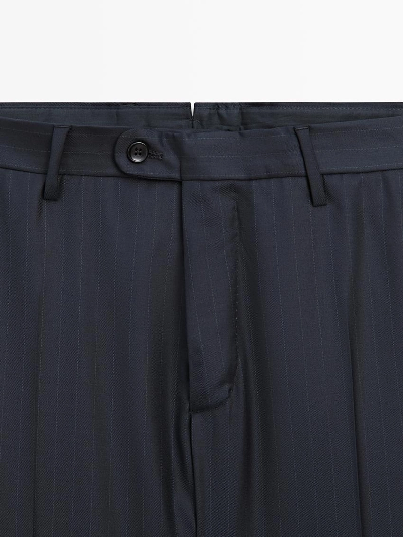 Брюки для костюма из 100% шерсти