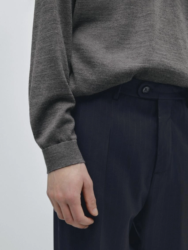 Брюки для костюма из 100% шерсти