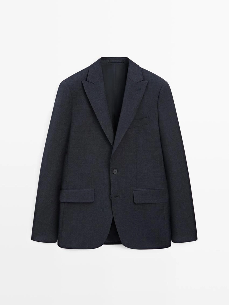 Пиджак из 100% шерсти