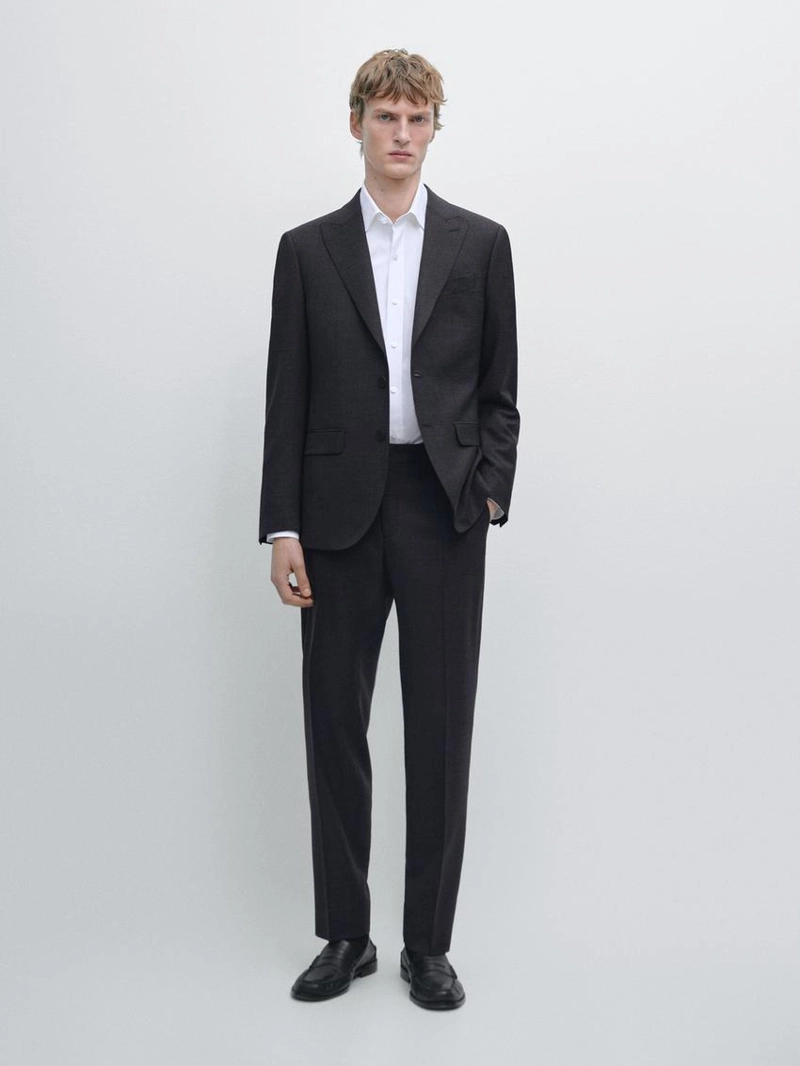 Пиджак из 100% шерсти