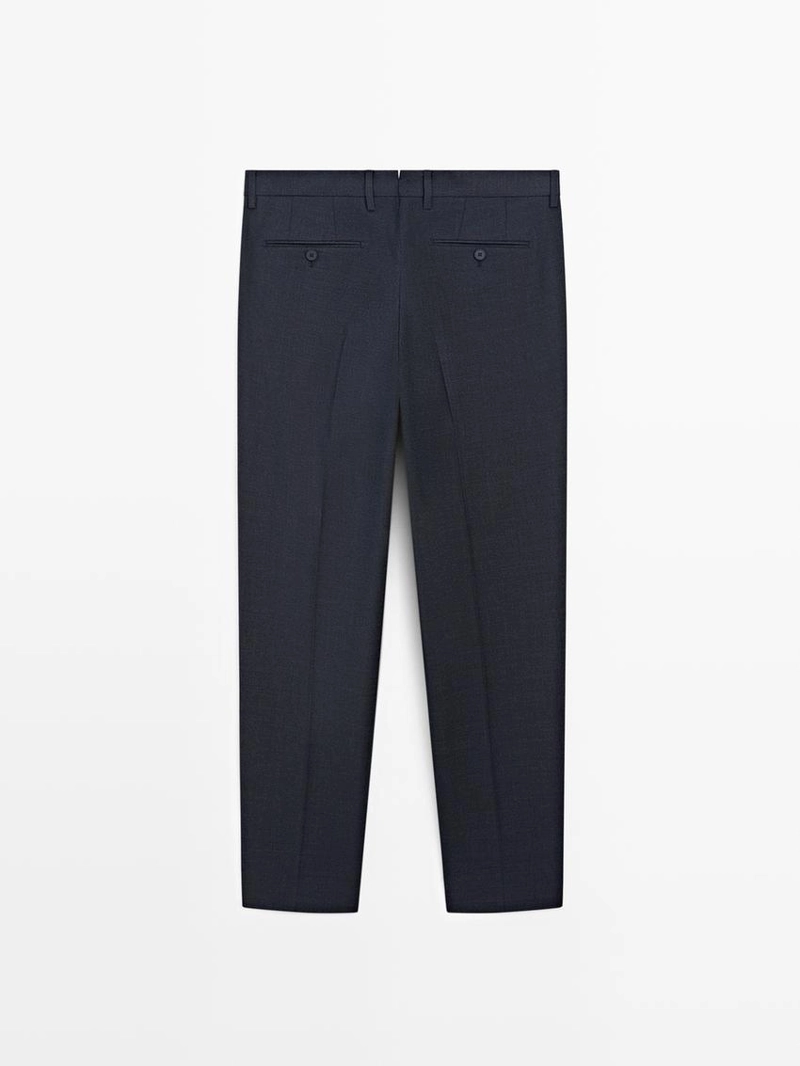 Брюки костюмные из 100% шерсти