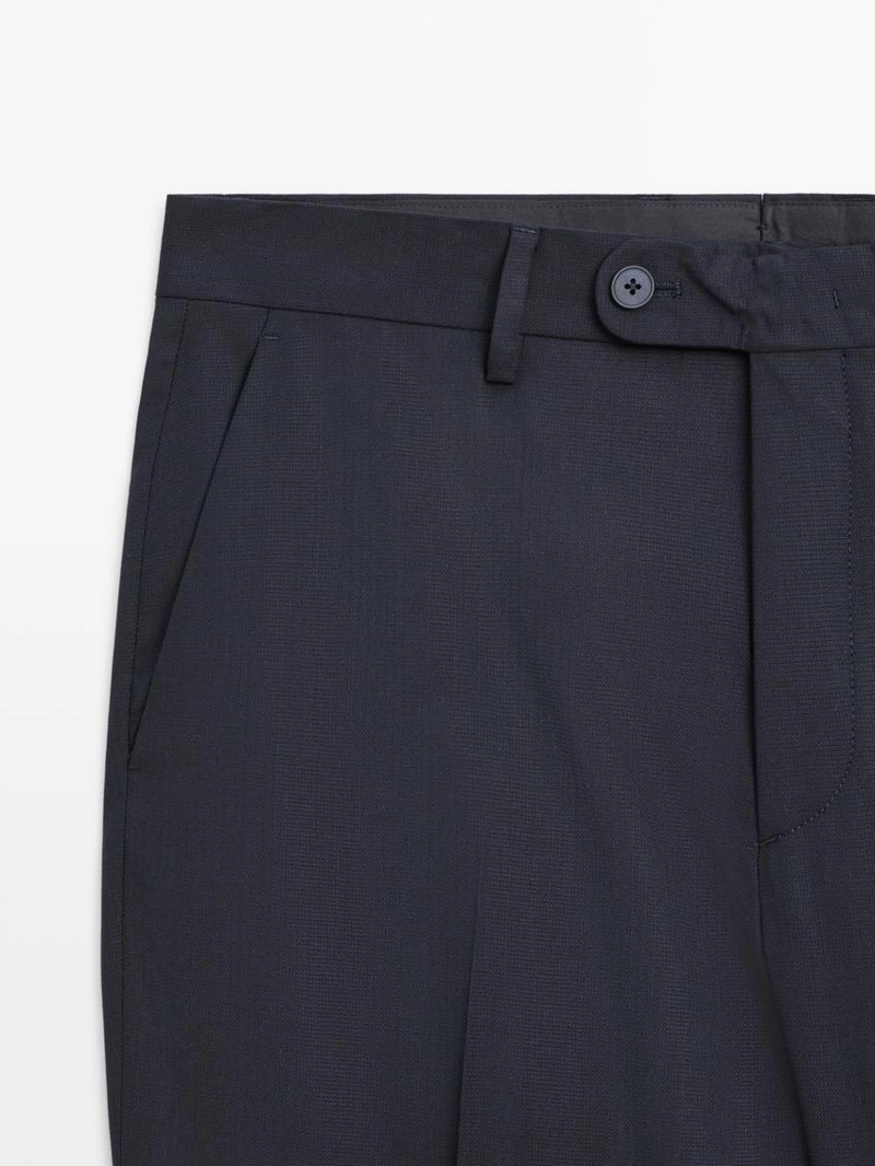 Брюки-костюм из шерстяной смеси