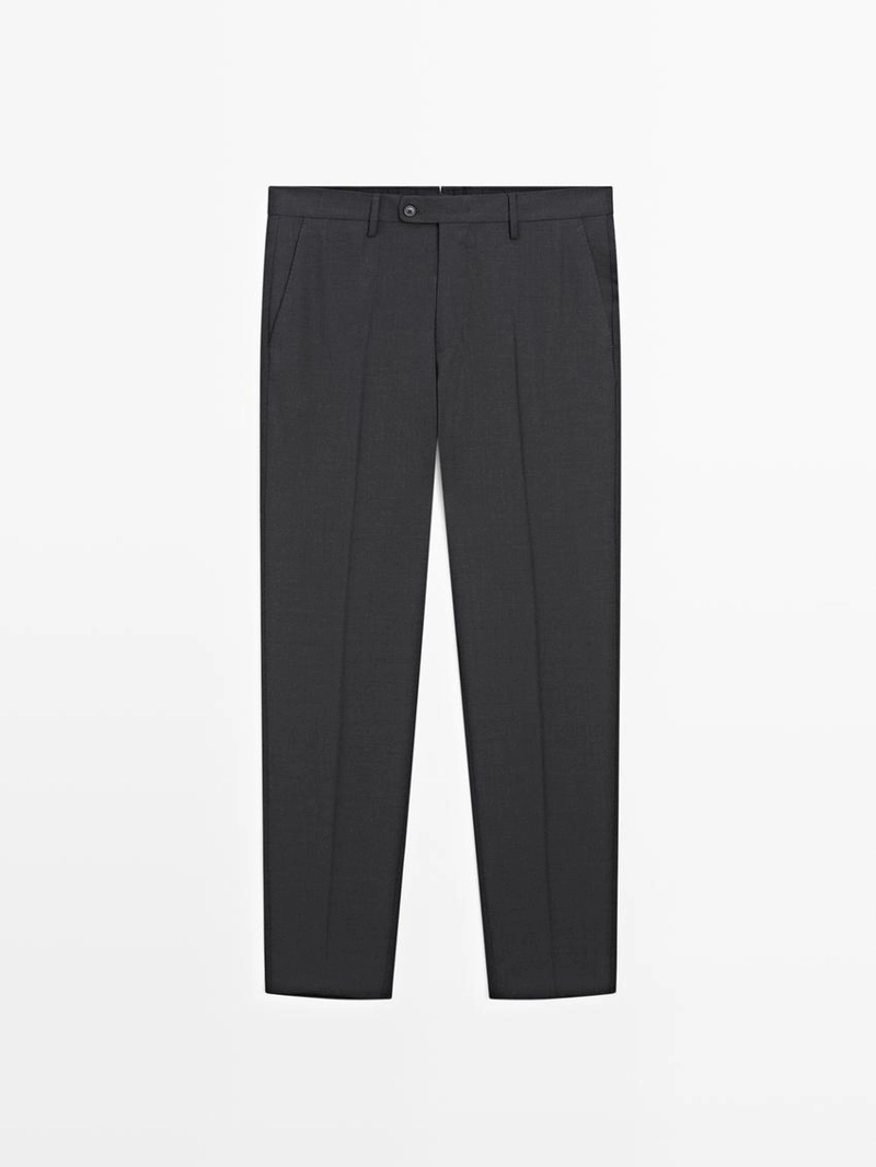 Брюки из 100% шерсти для костюма
