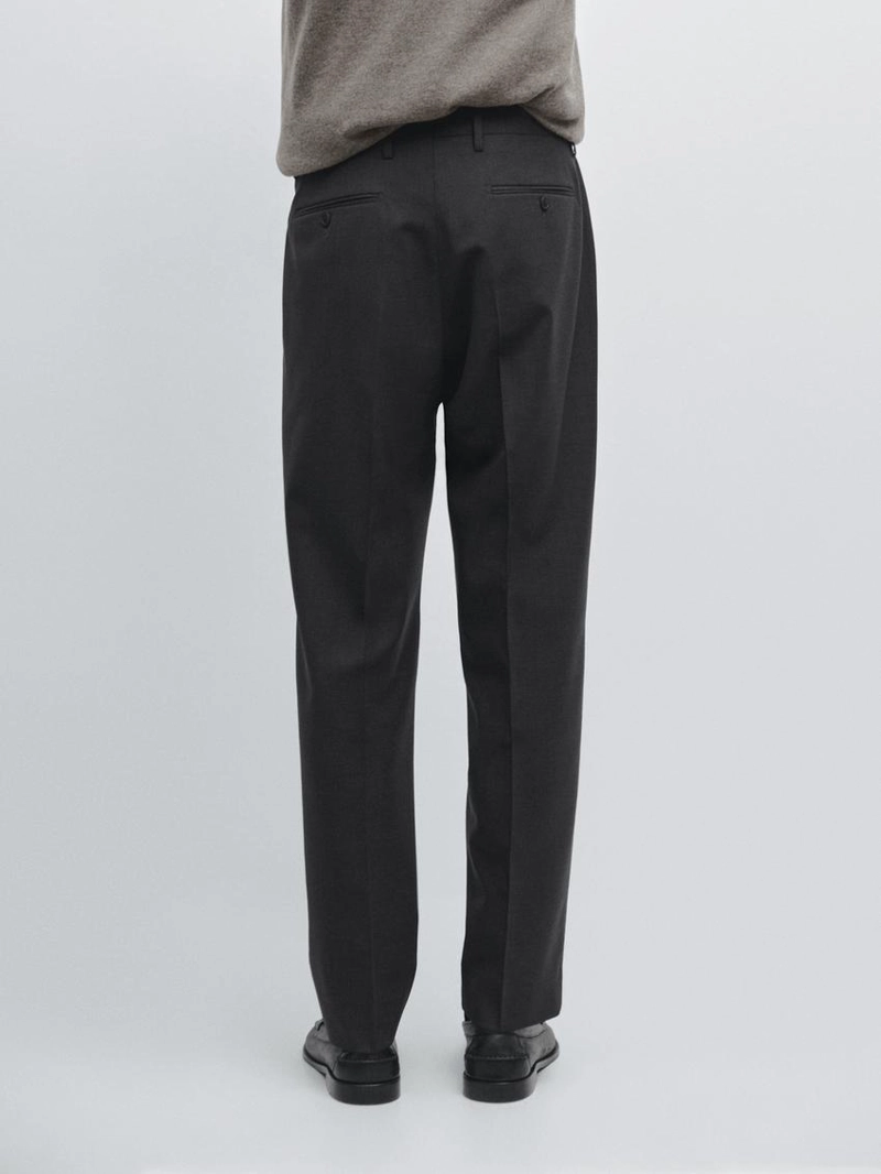 Брюки из 100% шерсти для костюма