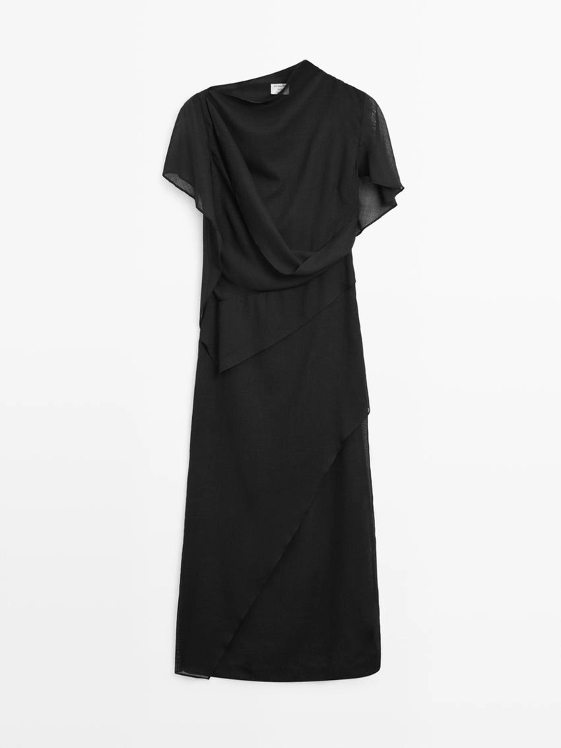 Миди-платье с деталями капюшона - STUDIO