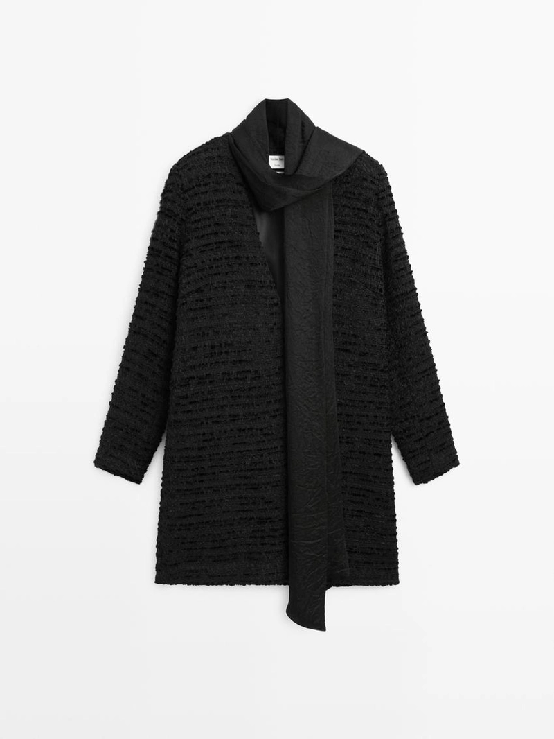 Платье с коротким v-образным вырезом и деталью бантом - studio