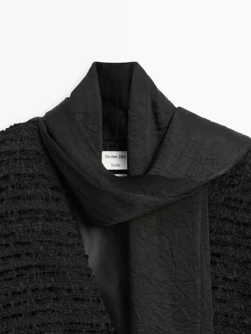 Платье с коротким v-образным вырезом и деталью бантом - studio