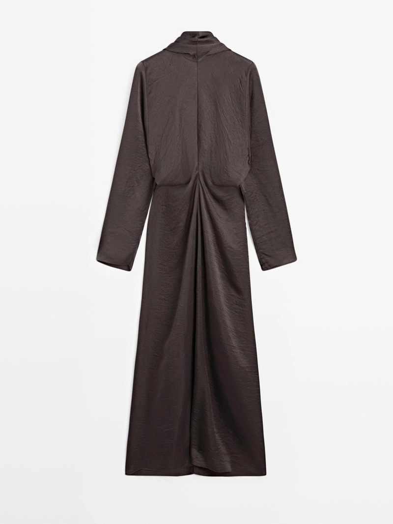 Длинное платье с завязкой - studio