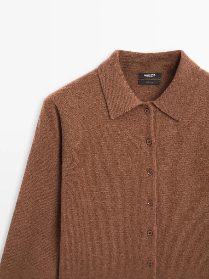 Кардиган из 100% шерсти