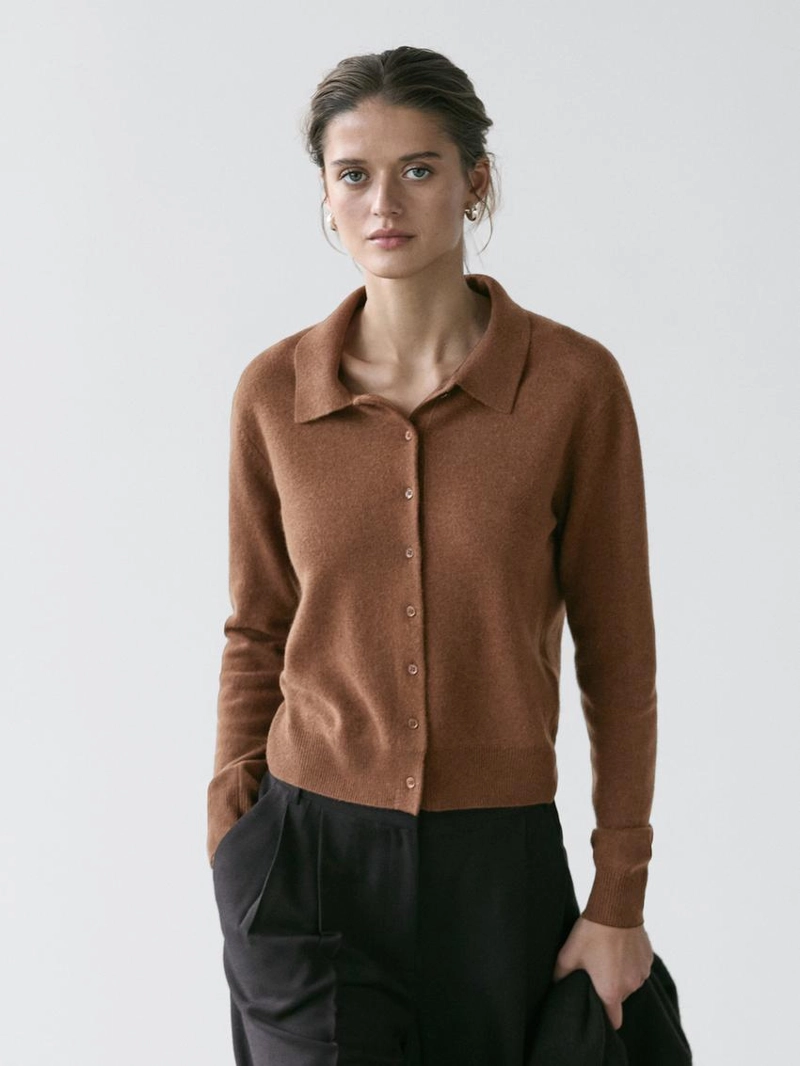 Кардиган из 100% шерсти