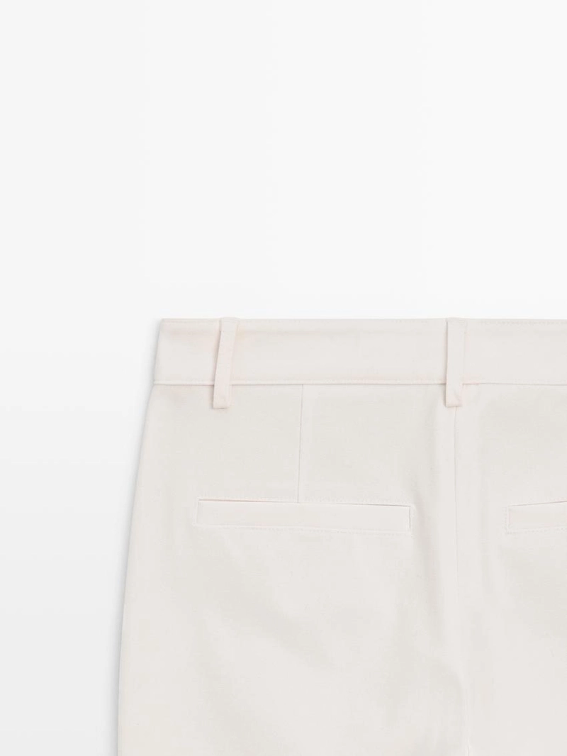 Брюки прямого кроя из технической ткани