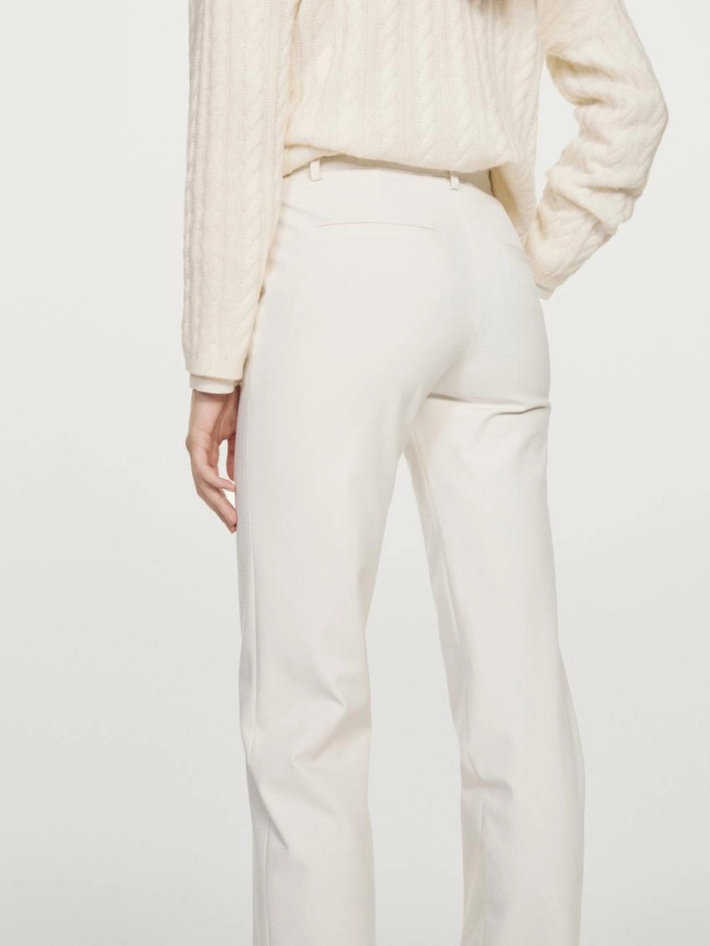 Брюки прямого кроя из технической ткани