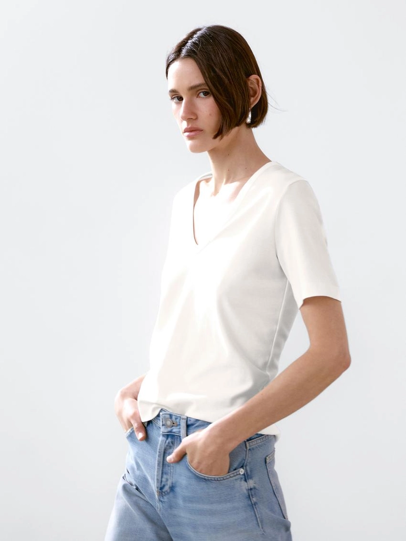 Футболка с коротким рукавом из 100% хлопка