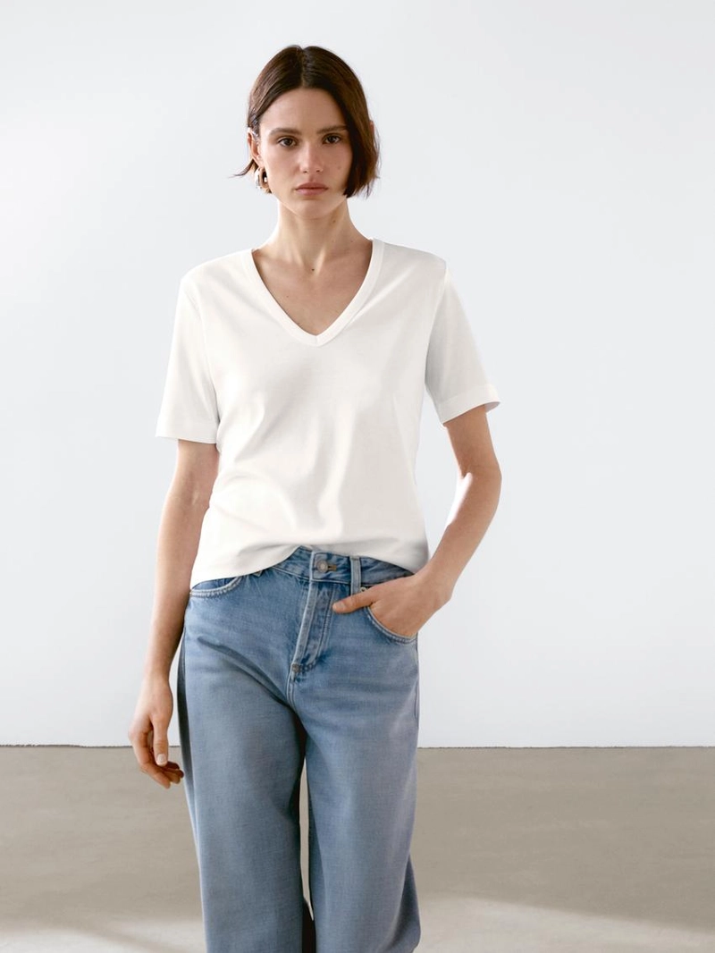 Футболка с коротким рукавом из 100% хлопка