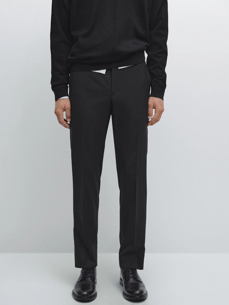 Брюки для костюма из 100% шерсти