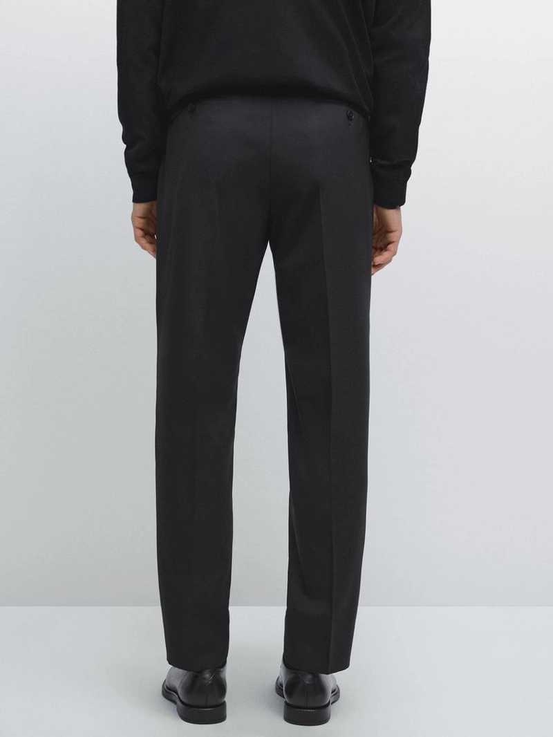 Брюки для костюма из 100% шерсти