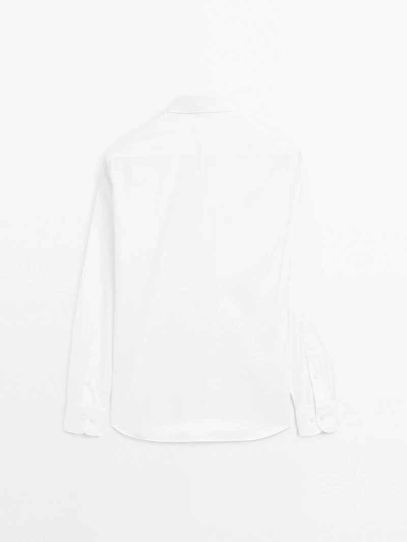 Рубашка из 100% хлопка с регулярной посадкой