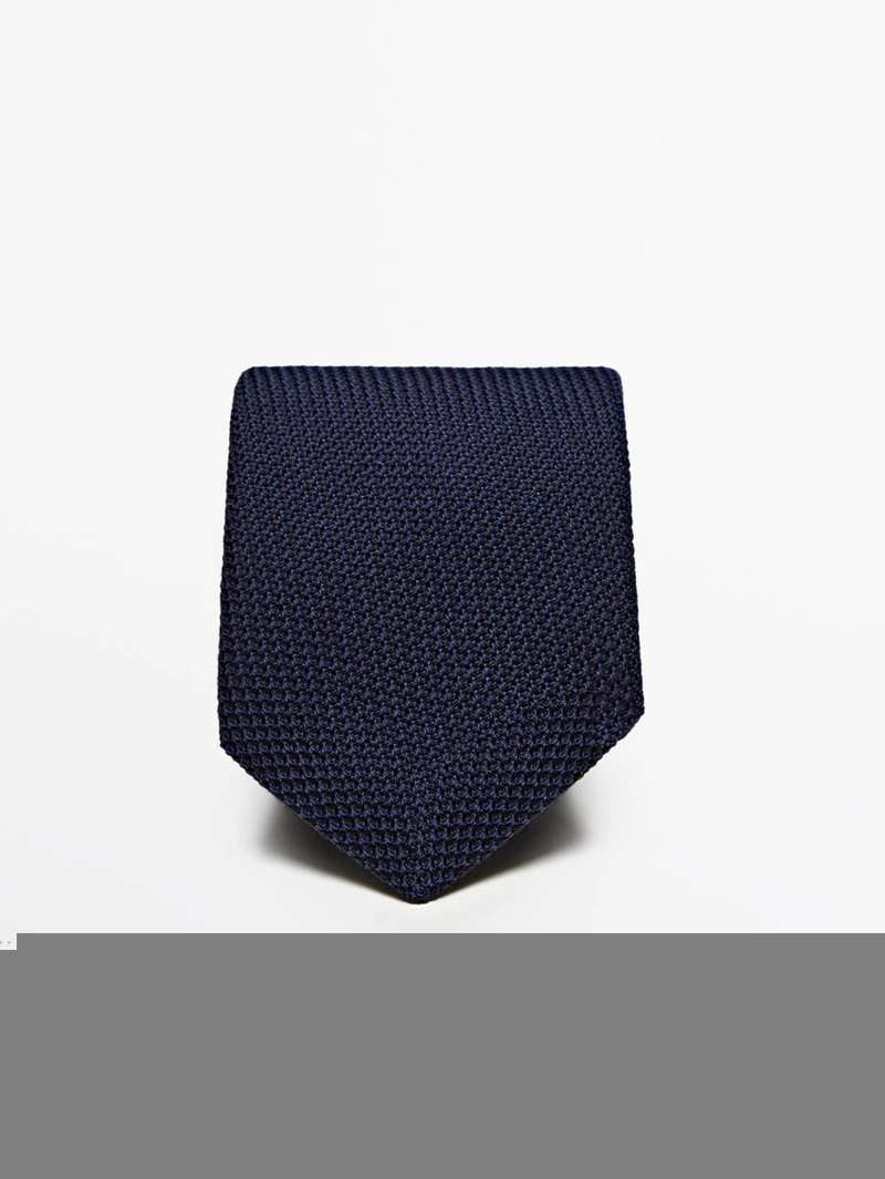 Галстук из 100% шелка с микротекстурой