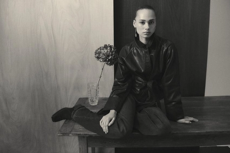 Куртка из кожи натурального мериноса