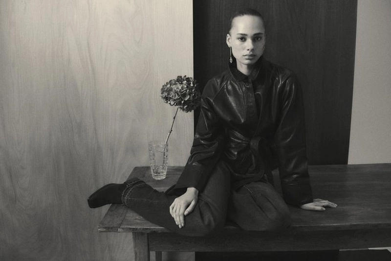 Куртка из кожи натурального мериноса