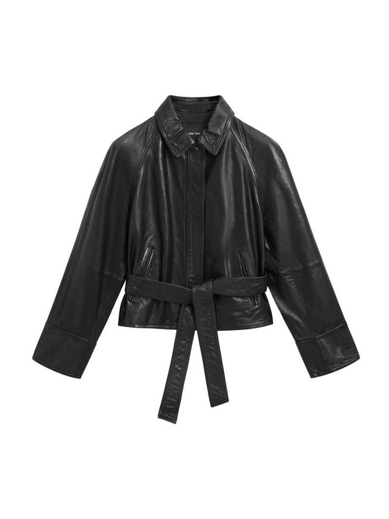 Куртка из кожи натурального мериноса