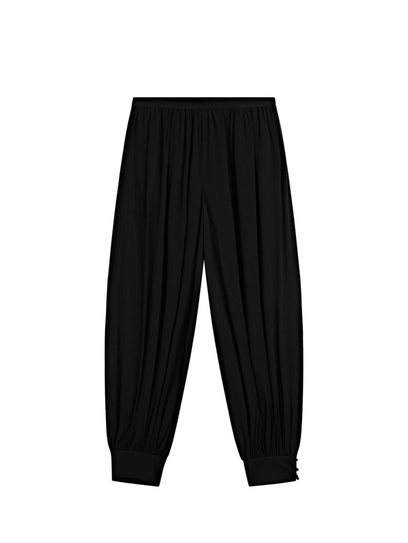 Брюки саруэль с пуговицами