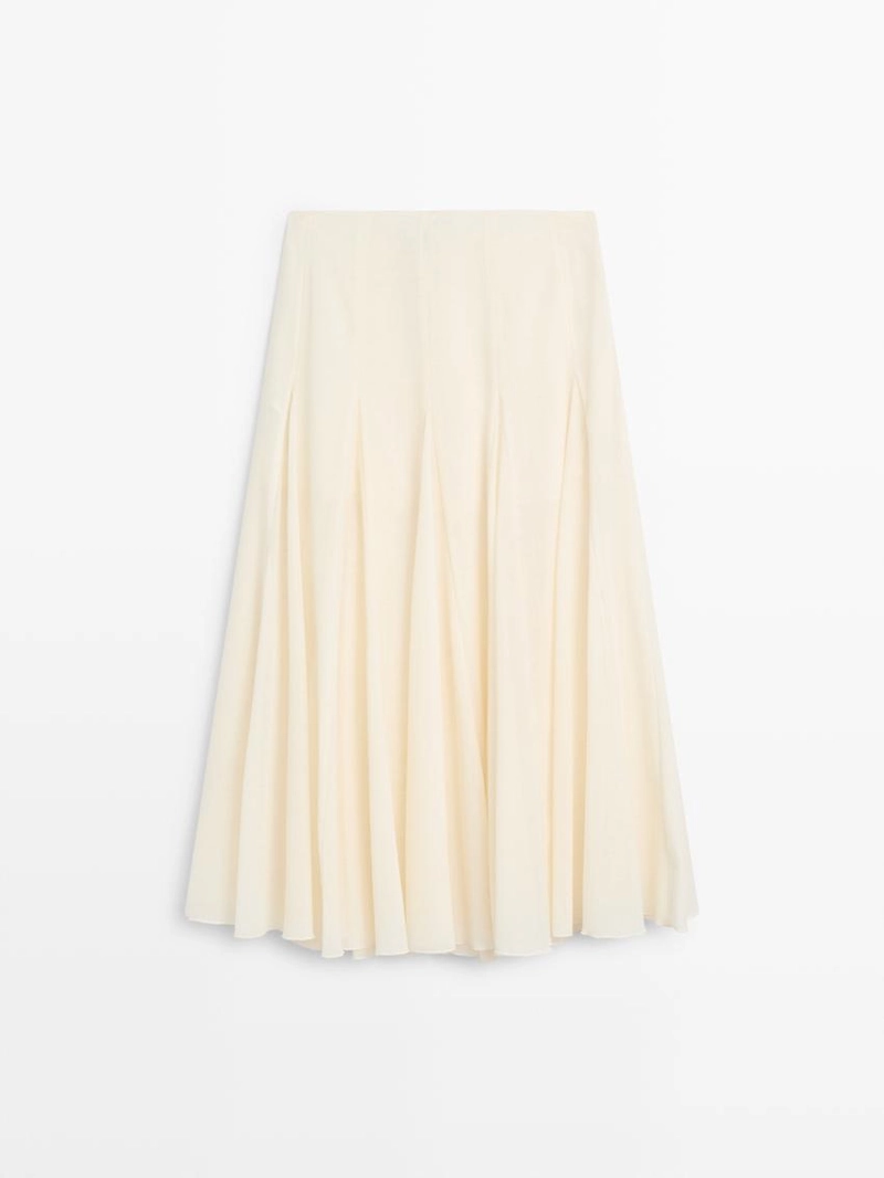 Юбка-миди с оборкой - studio