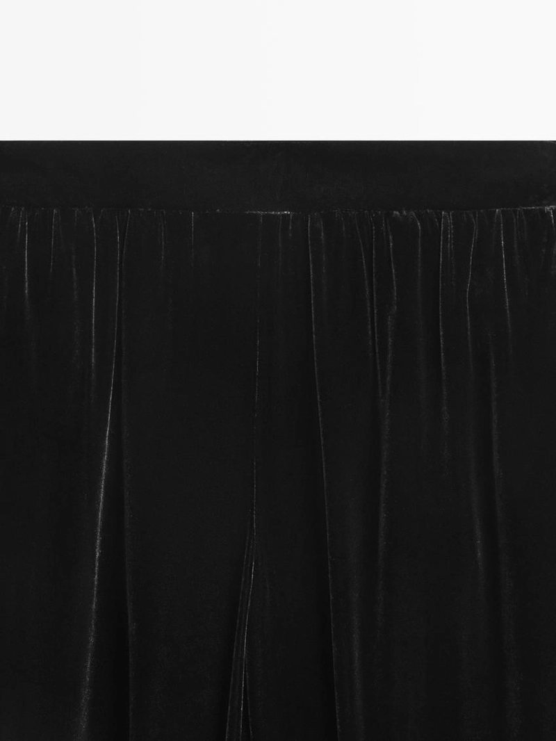 Бархатные брюки-саруэль - studio