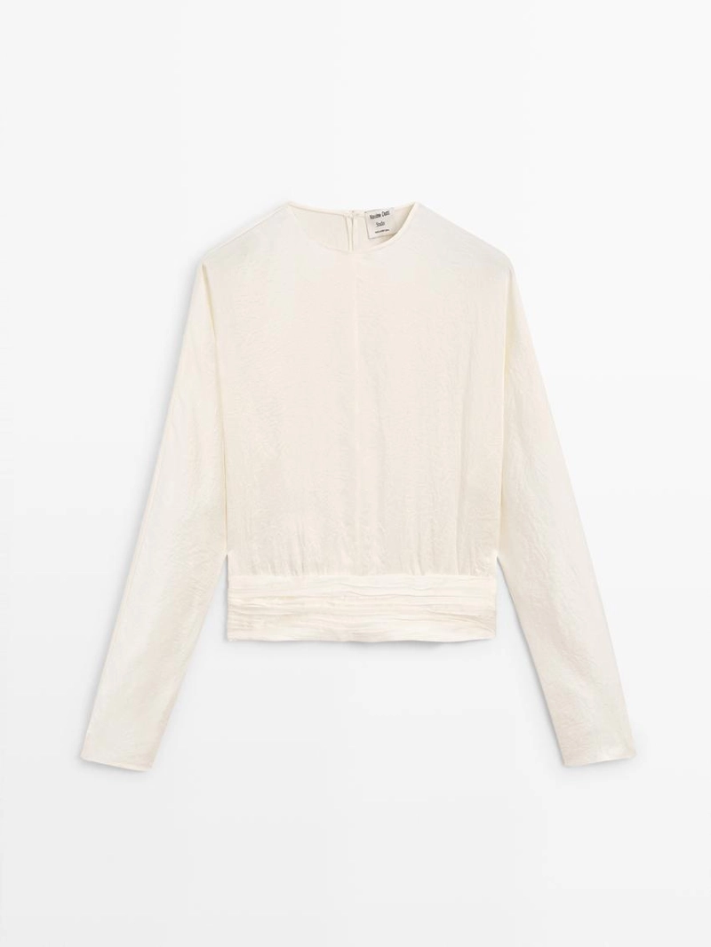 Блузка с собранными деталями - studio