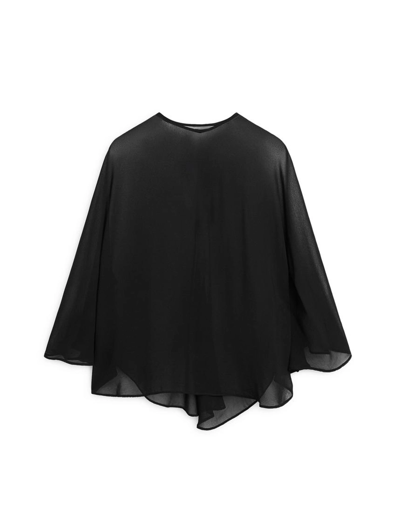 Плавный прозрачный плащ - studio