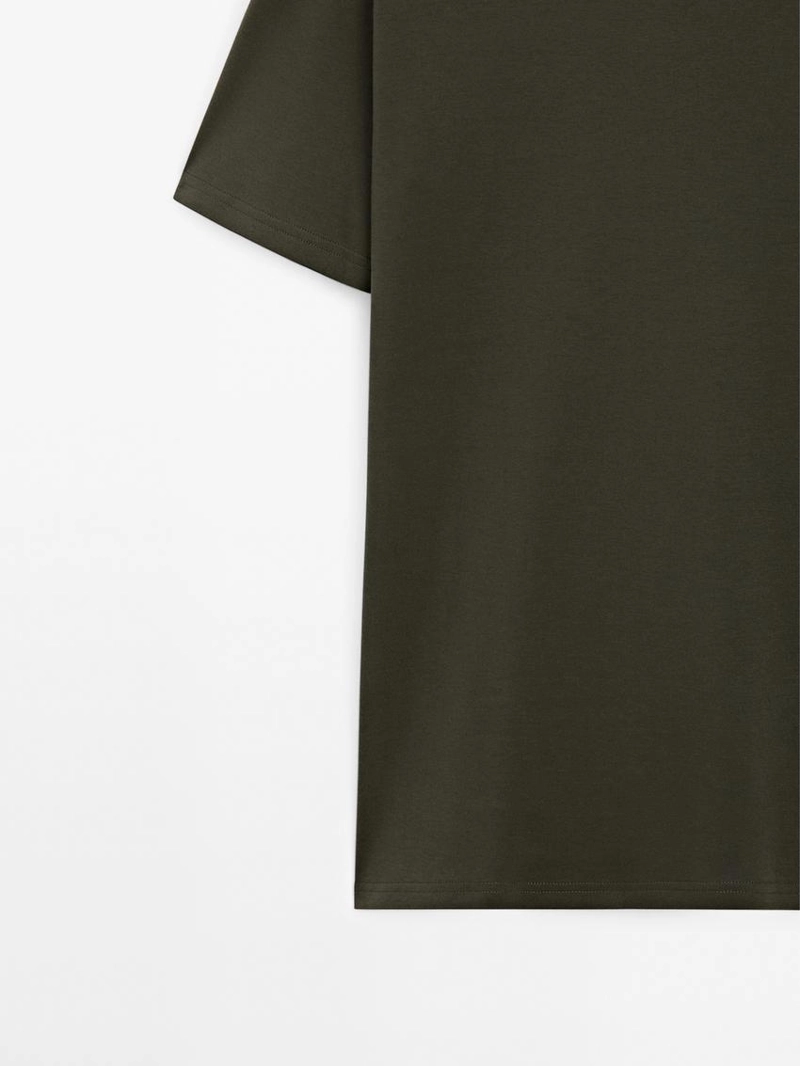 Футболка из 100% мерсеризированного хлопка