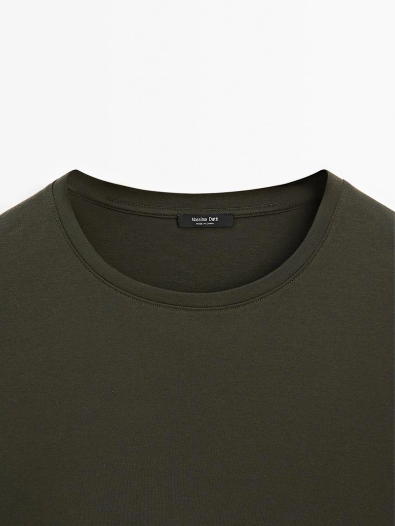 Футболка из 100% мерсеризированного хлопка