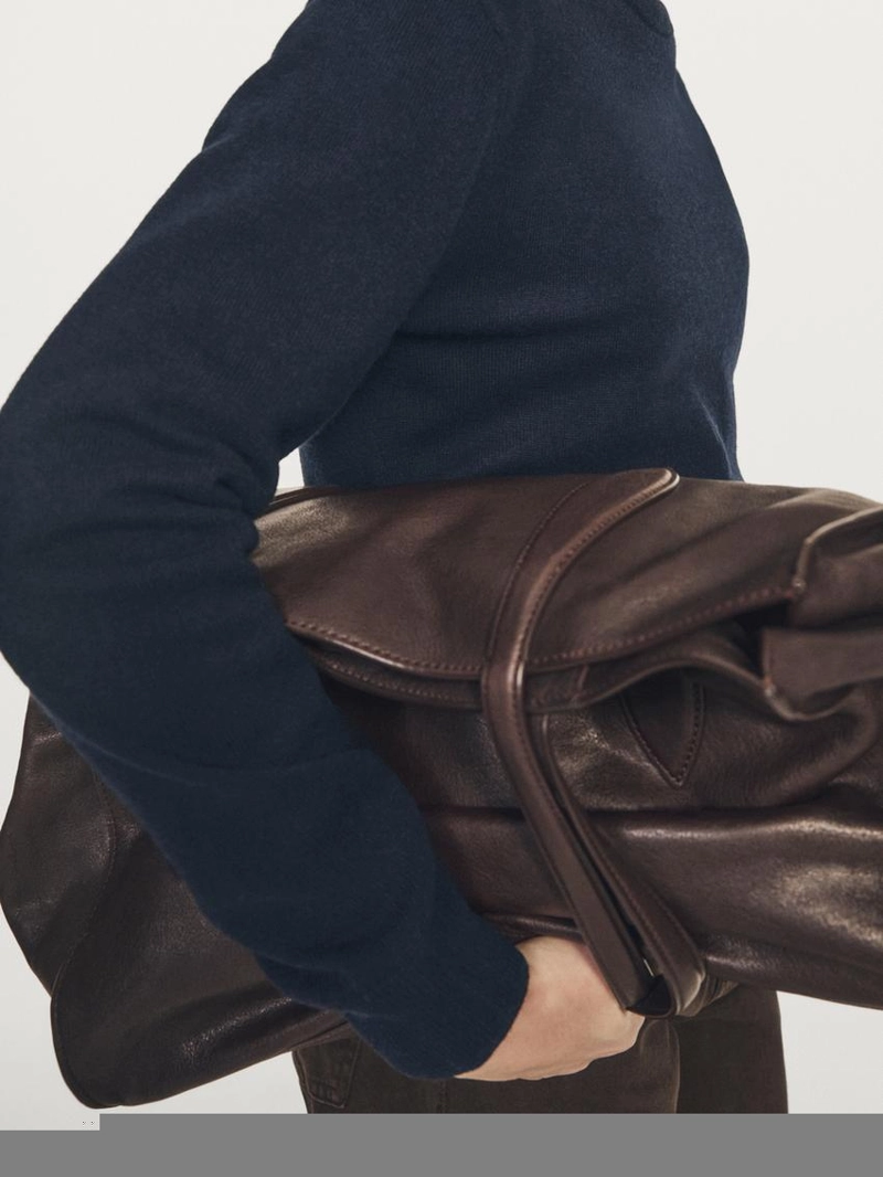 Свитер с круглым вырезом из шерстяной смеси