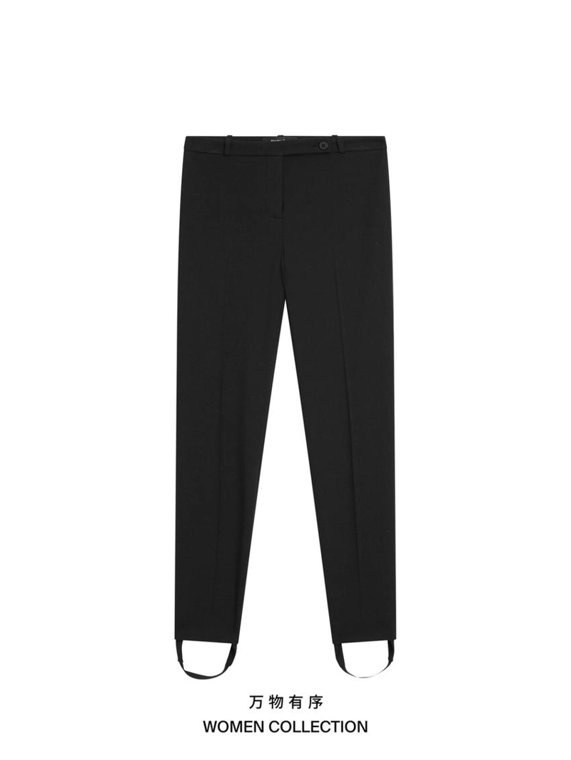 Брюки из 100% хлопка с манжетами на резинке