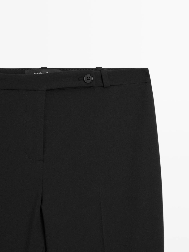 Брюки из 100% хлопка с манжетами на резинке