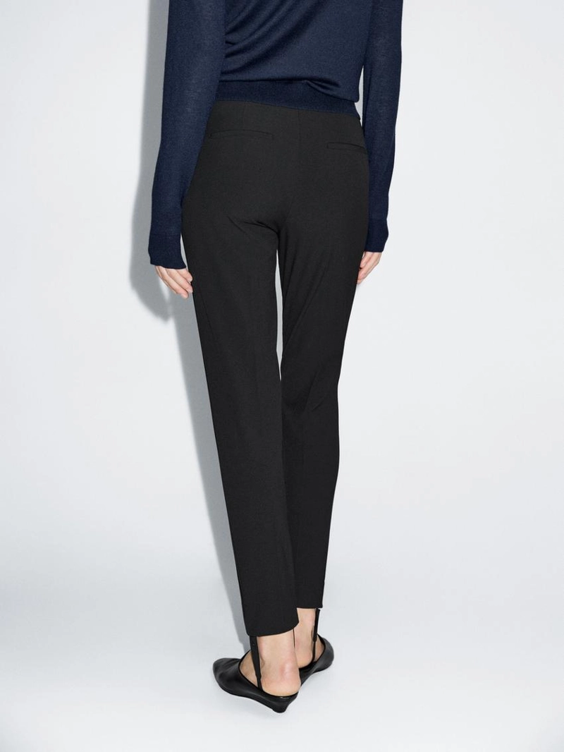 Брюки из 100% хлопка с манжетами на резинке