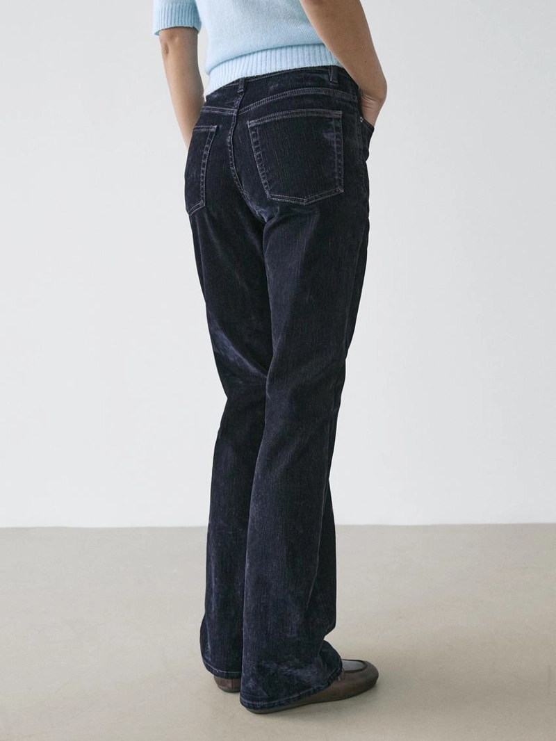 Джинсы с высокой посадкой boot-cut