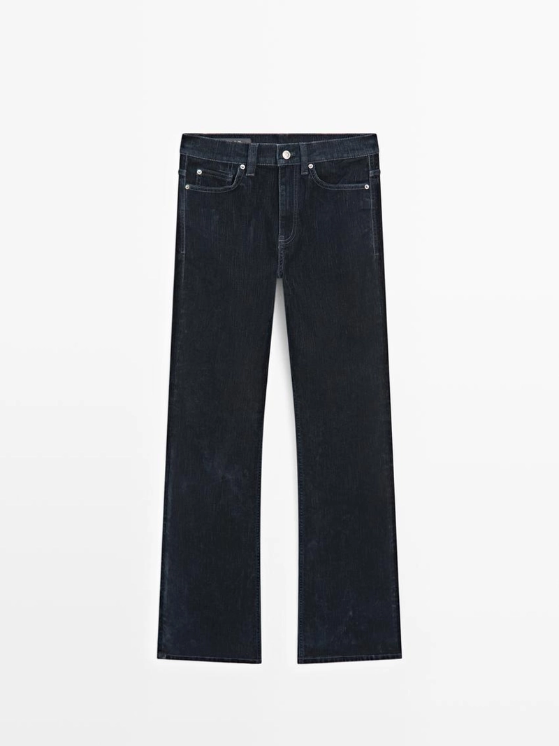 Джинсы с высокой посадкой boot-cut