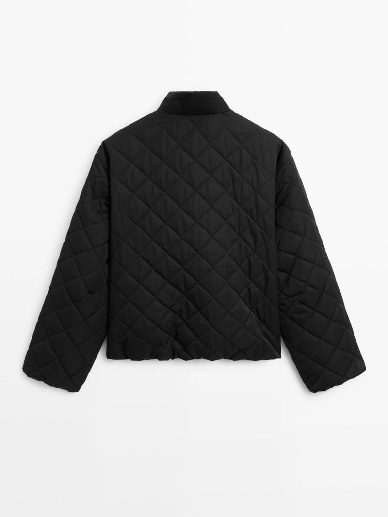 Куртка-бомбер с наполнителем, отталкивающим воду