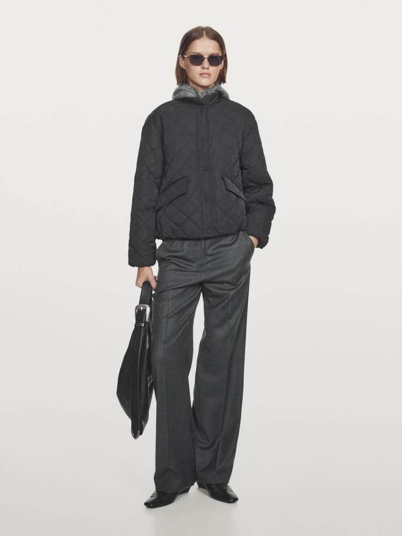 Куртка-бомбер с наполнителем, отталкивающим воду