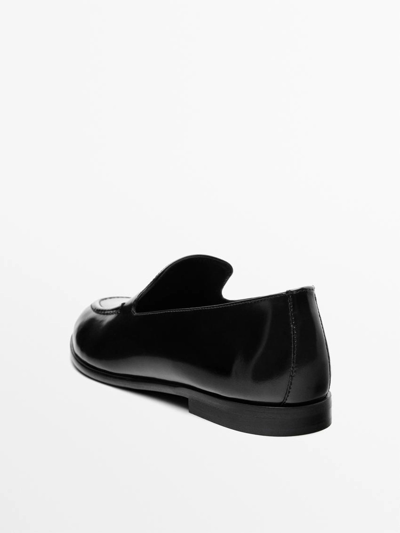 Официальные кожаные мокасины