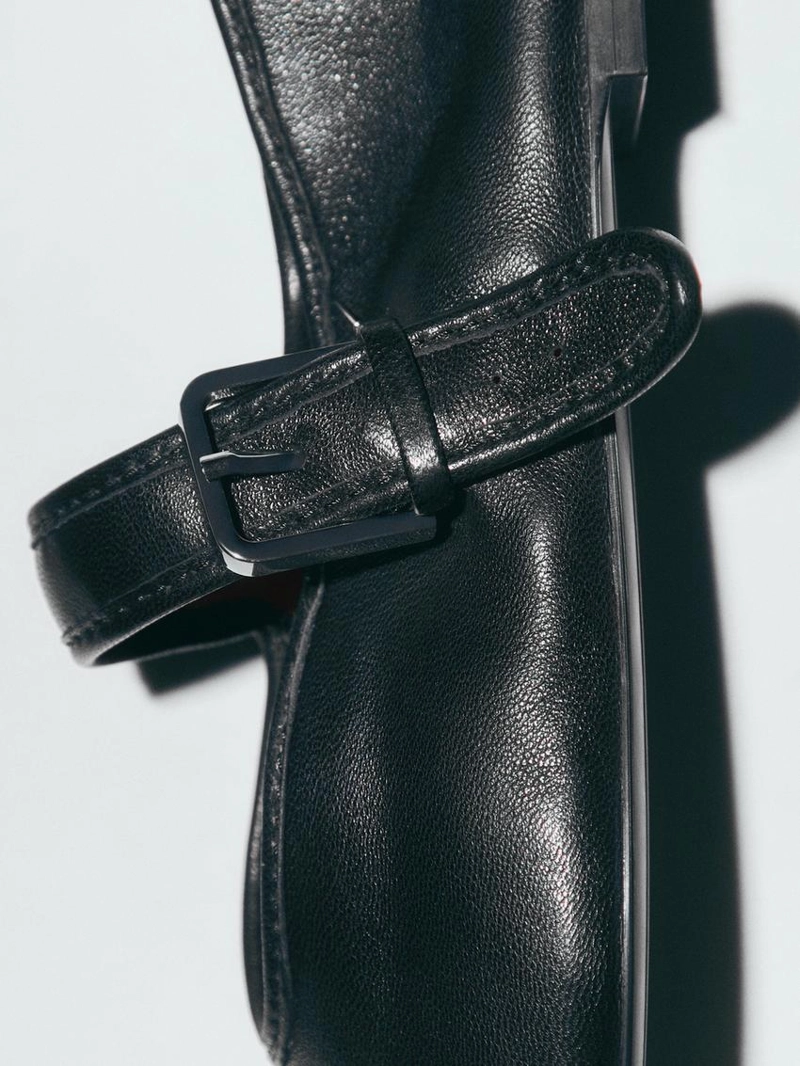 Мягкие балетки из натуральной кожи