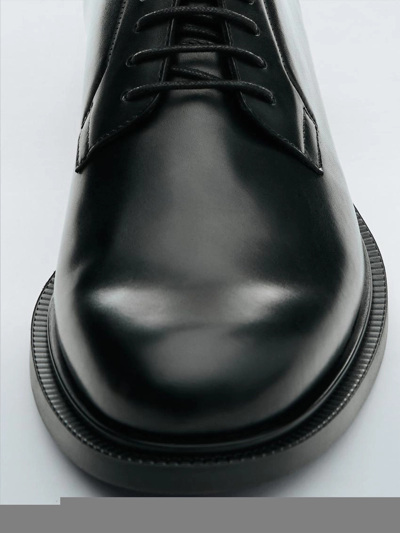 Туфли derby из кожи